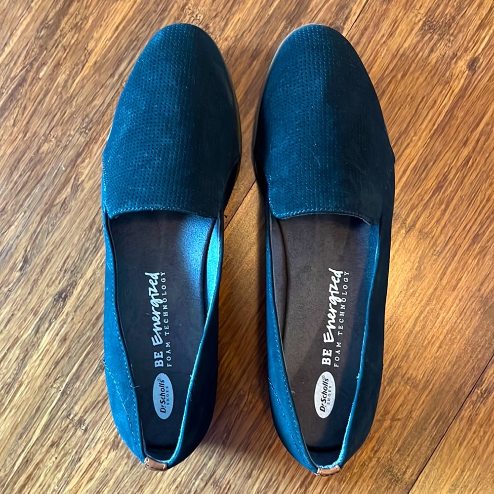 Black loafers flats